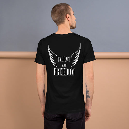 Embrace Your Freedom (Dark colors) Unisex t-shirt